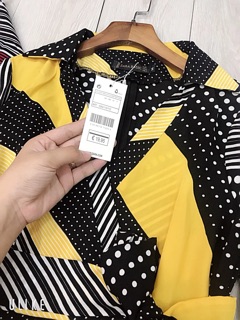 Váy sơ mi cột eo