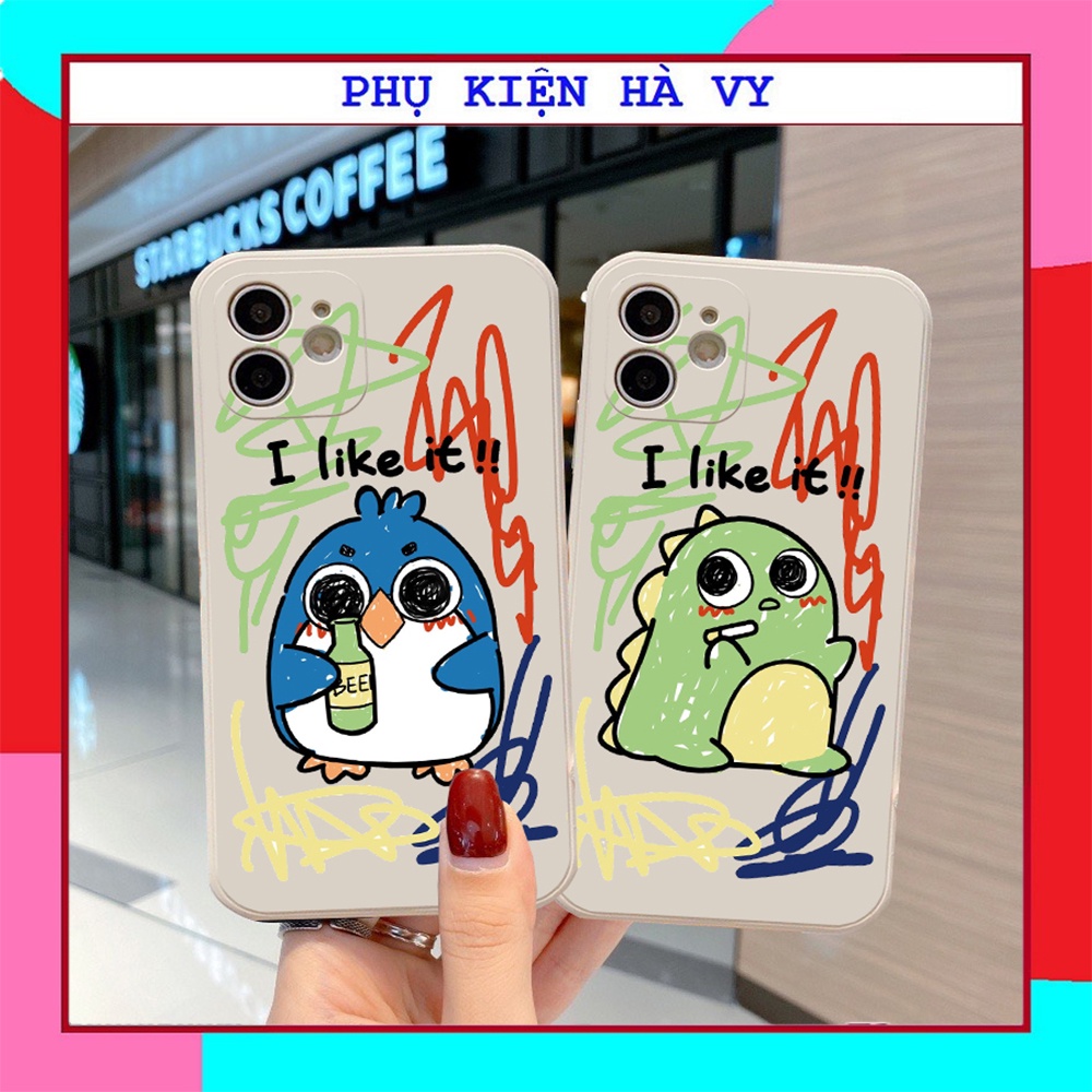 Ốp lưng iphone cạnh vuông giả 14 khủng long 6 5s/6/6plus/6s/6splus/7/7plus/8/8plus/x/xr/xs/11/12/pro/promax/13/14Promax