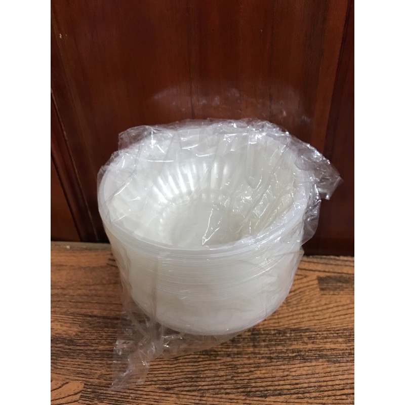 Combo 50 Bát Nhựa Bé Dùng Một Lần Cỡ Bát Ăn Cơm