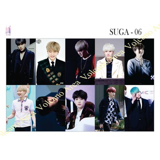 [BTS] Set Sticker SUGA - 8 mẫu (có nhiều mẫu hình dán Kpop)
