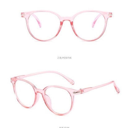 Mắt kính gọng vuông thời trang Hàn Quốc cho nữ 0°-450°