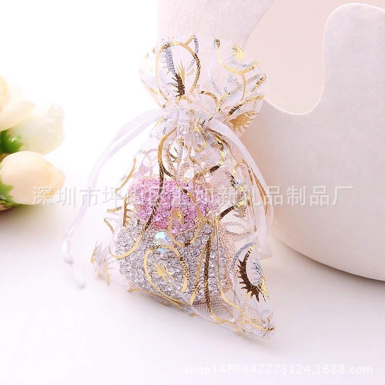 Túi Rút Lưới Voan Size 10x15cm Đựng Quà Đựng Trang Sức Mỹ Phẩm - Combo 10 túi
