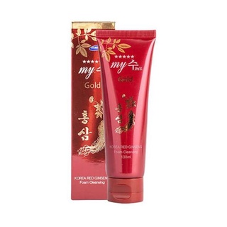 Sữa rửa mặt hồng sâm đỏ hàn quốc my gold 130ml