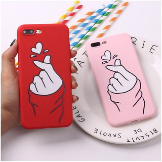 Ốp lưng iphone 7PLUS TAY BÚNG TIM ip 6 6s 6 plus 7 8 plus x xr xsmax 11 pro max (a114)
