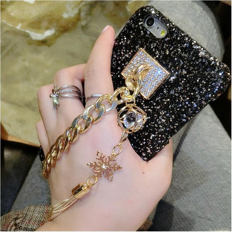 Ốp điện thoại lấp lánh có dây đeo cho Samsung Galaxy J2 J3 J5 J7 Prime PRO J4 J6 PLUS A50 A30 M20 A750 | BigBuy360 - bigbuy360.vn