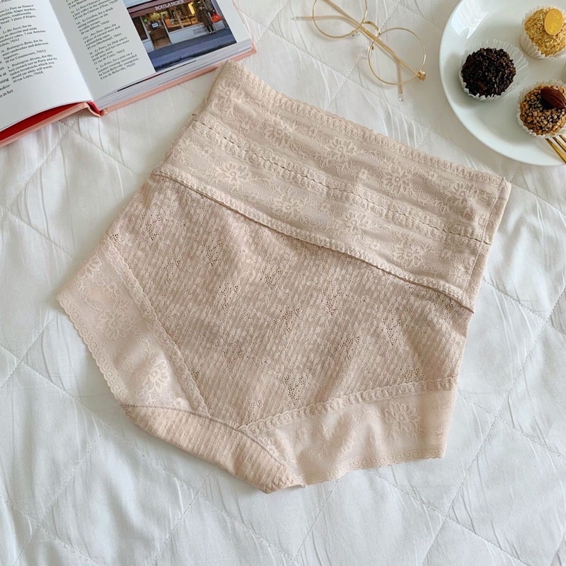 Quần Lót Nữ DORIS BRA, Quần Ren Cạp Cao Ôm Định Hình Vòng 3 Nâng mông gen bụng cao cấp sexy