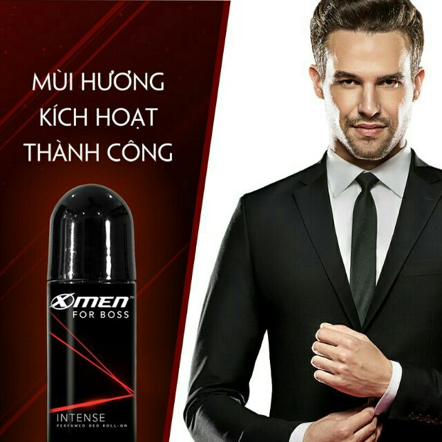 Lăn khử mùi Xmen For Boss Intense 50ml