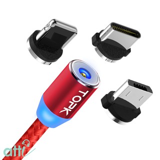 Cáp sạc nam châm topk đầu thẳng, dài 1m- 2m lực hút mạnh d0126