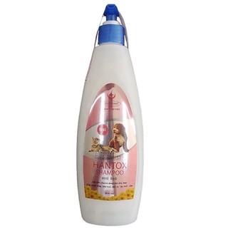 Sữa tắm Hantox Nhũ Bạc mượt lông khử mùi, Diệt ve, bọ chét, rận 300ml