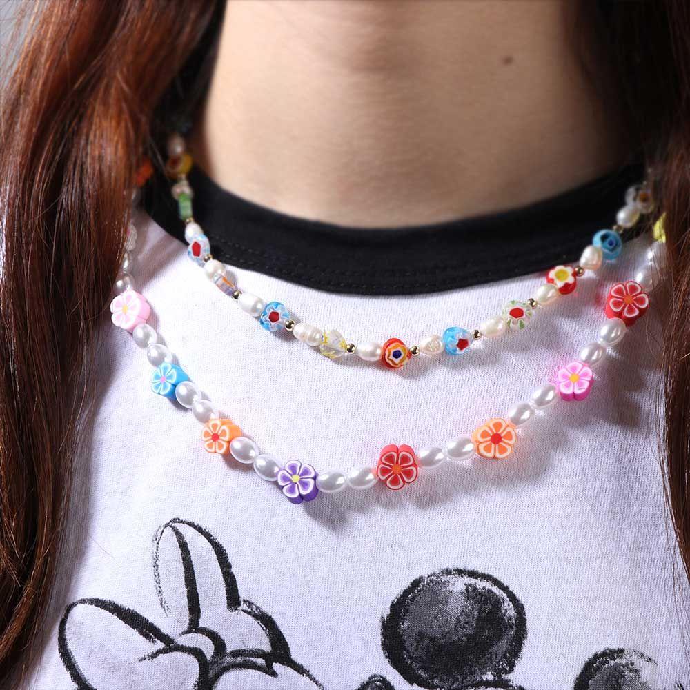 JUNE Vòng cổ Chuỗi Hạt Phong Cách Bohemian Thời Trang Cho Nữ