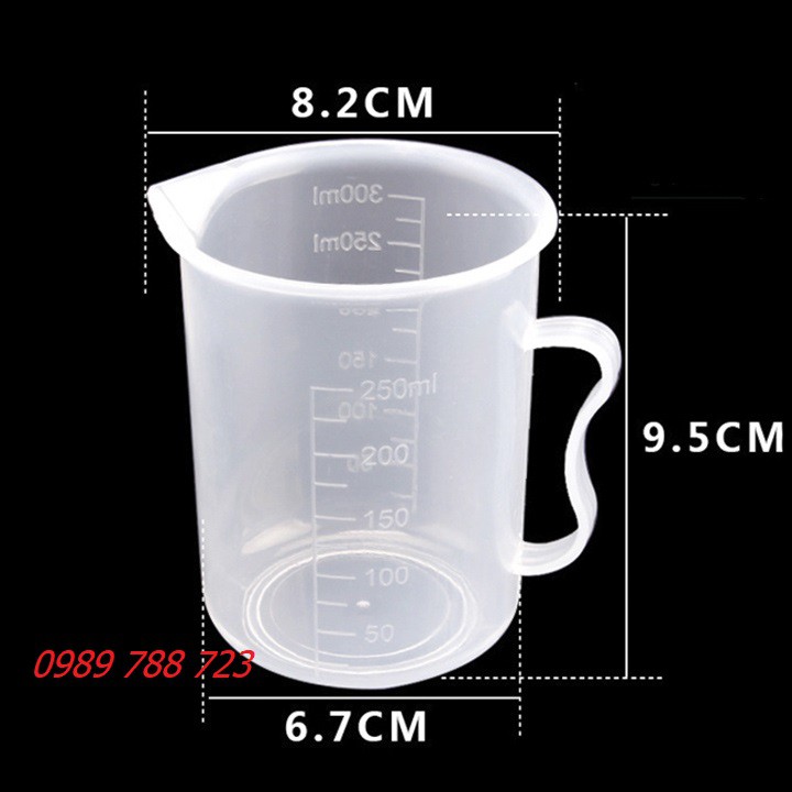 Ca đong 250ml/500ml/1000ml có quai cầm