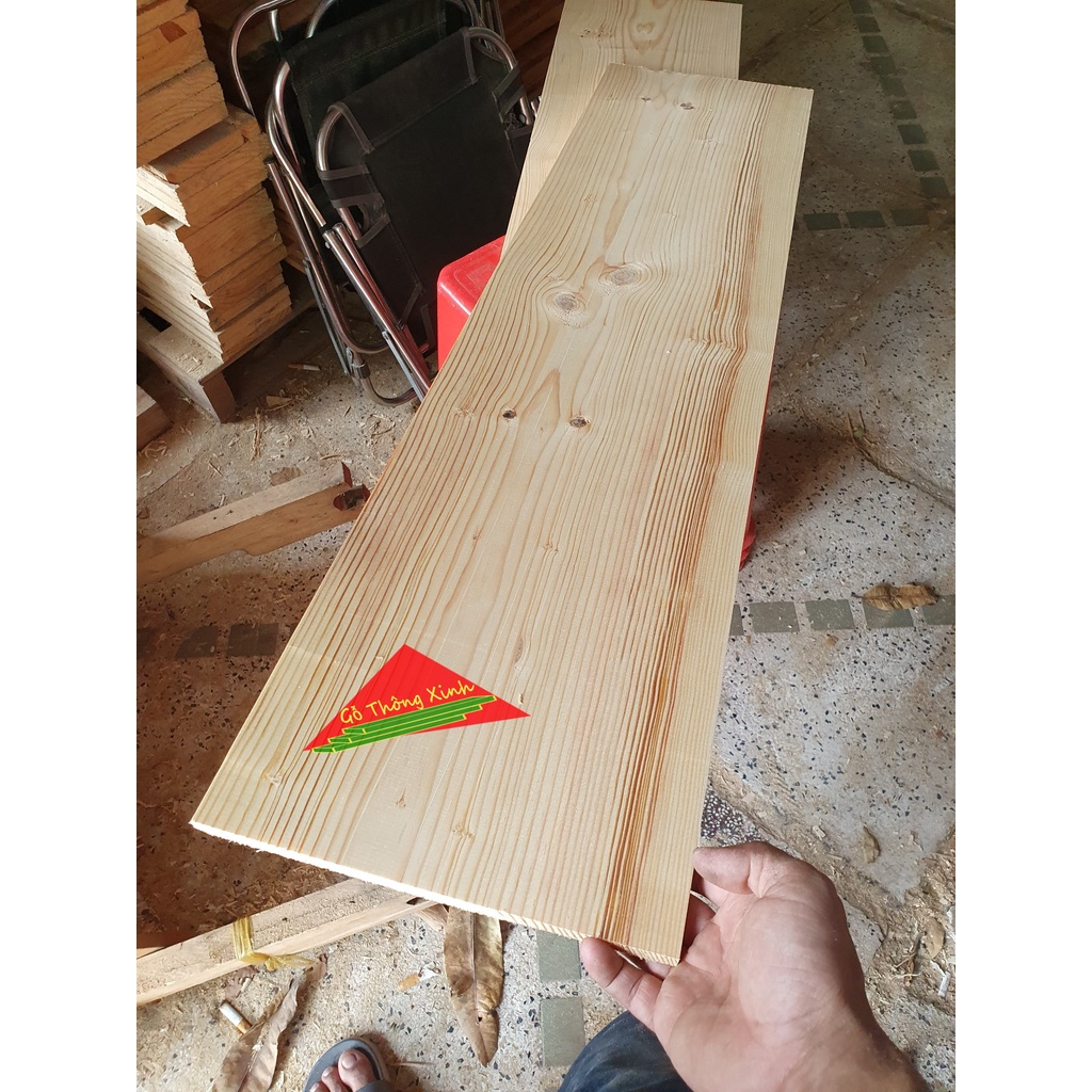 Gỗ thông mặt lớn rộng 24cm, dài 1m, dày 1cm đã bào đẹp 4 mặt phù hợp để trang trí, chế loa bluetooth, DIY