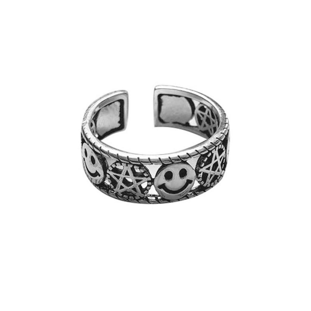 Nhẫn Thời Trang Hình Ngôi Sao Năm Cánh Phong Cách Hàn Quốc