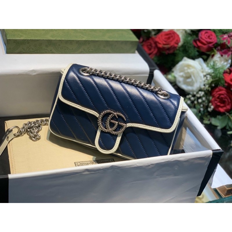 Túi xách Gucci Marmont chất da thật, hàng spsl size22-fullbox