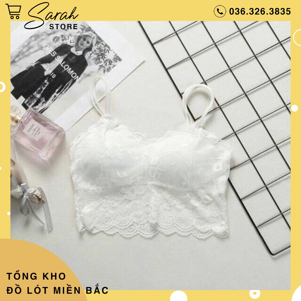 Áo Bra Ren Hoa 2 Dây Đẹp Gợi Cảm, Áo Bra Hoa | BigBuy360 - bigbuy360.vn