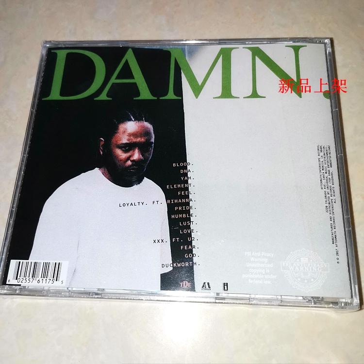 Đĩa cd album Nhạc pop album Ca Sĩ kendrick lamar damn