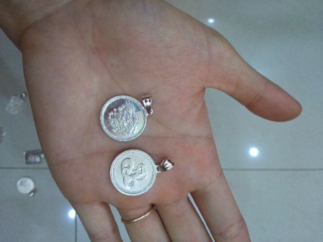 Mặt dây 12 con giáp bạc ta_Van jw