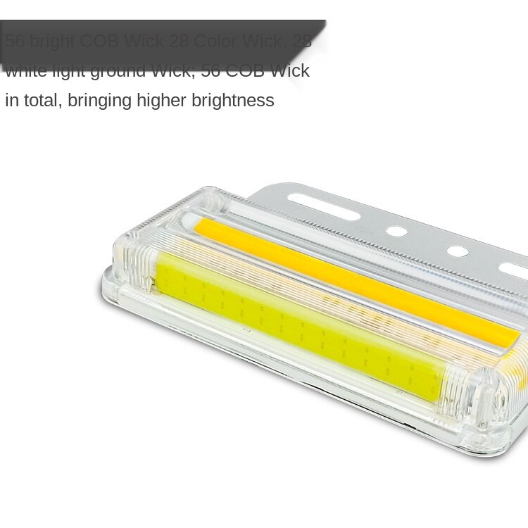 Đèn Led 24v Cob Siêu Sáng Chống Nước Gắn Hông Xe Tải