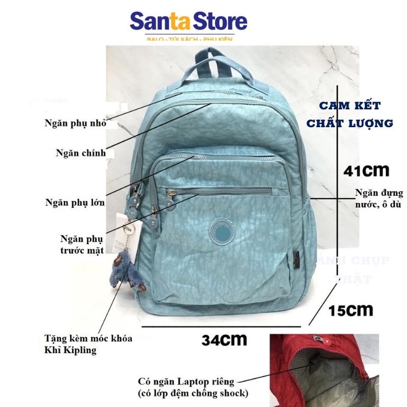 Balo nữ thời trang đi học SANTA STORE KL2145 vải đẹp cao cấp phong cách Ulzzang Hàn Quốc đựng Laptop, chống nước