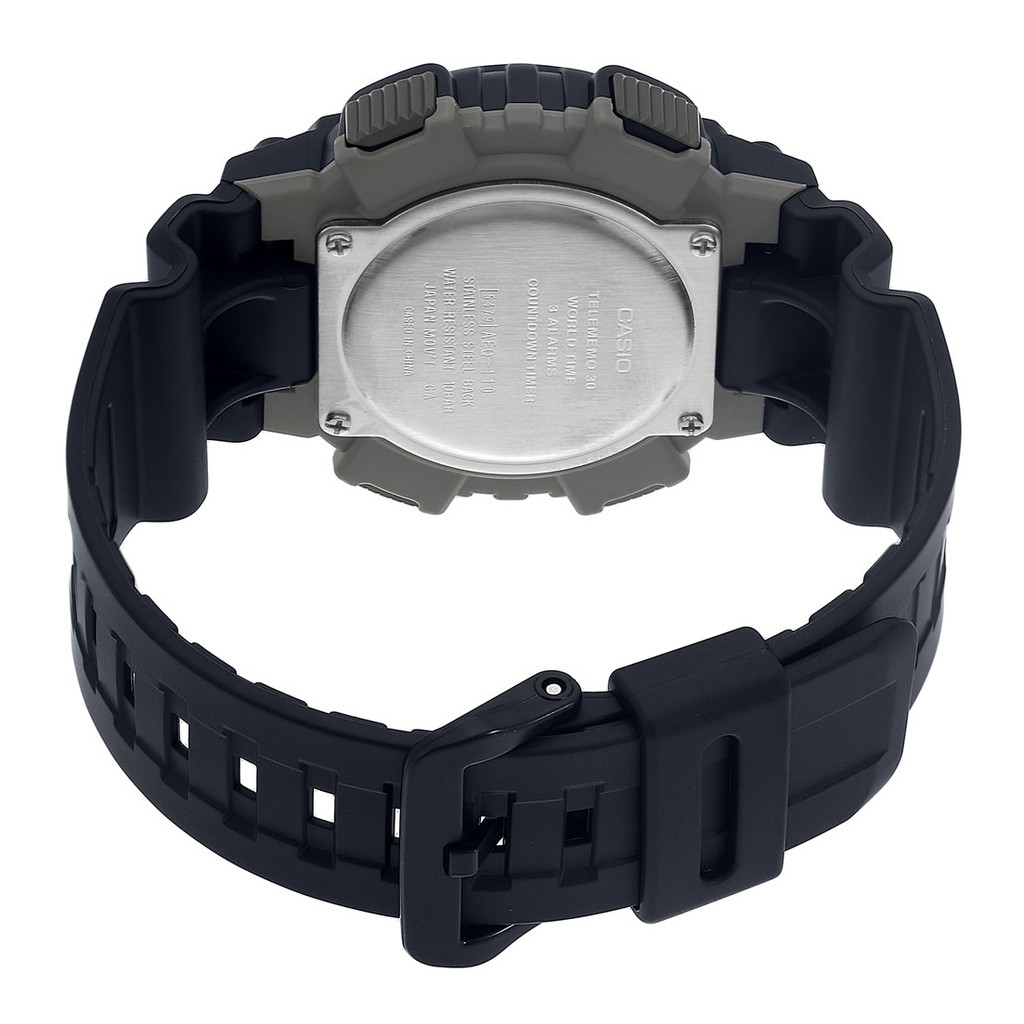 Đồng hồ nam dây nhựa Casio chính hãng Anh Khuê AEQ-110W-1BVDF