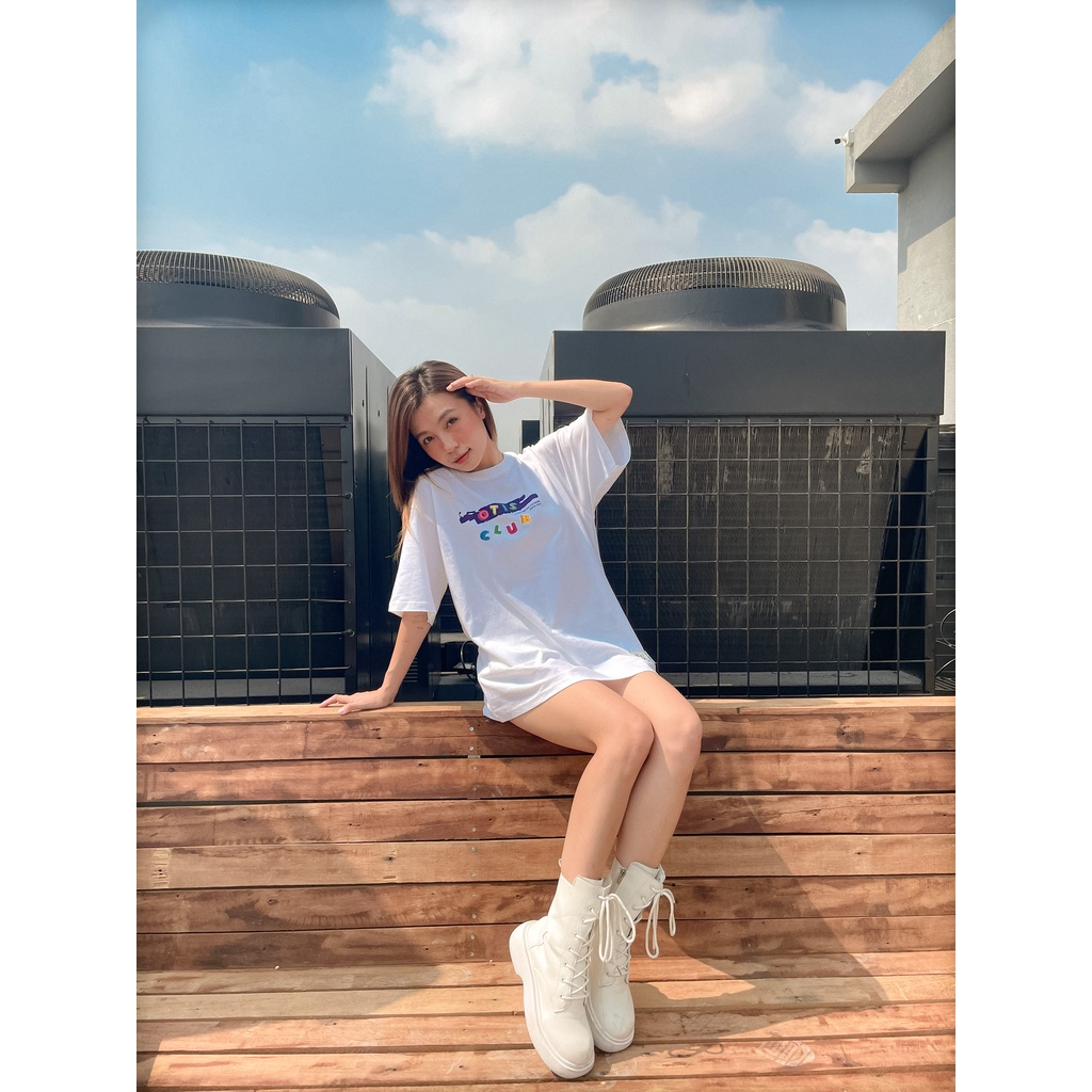 Áo thun tay lỡ local brand unisex Otis Club - Tee painting