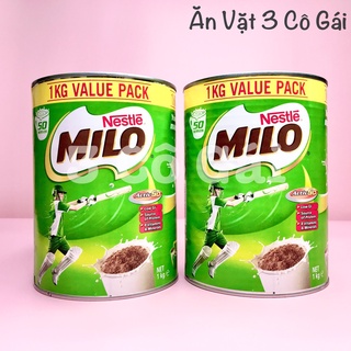 Bột nestlé milo úc dạng lon 1kg