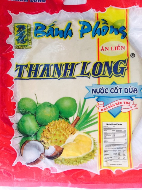 COMBO 3 BỊCH  BÁNH TRÁNG SỮA BẾN TRE ( vị dừa béo )