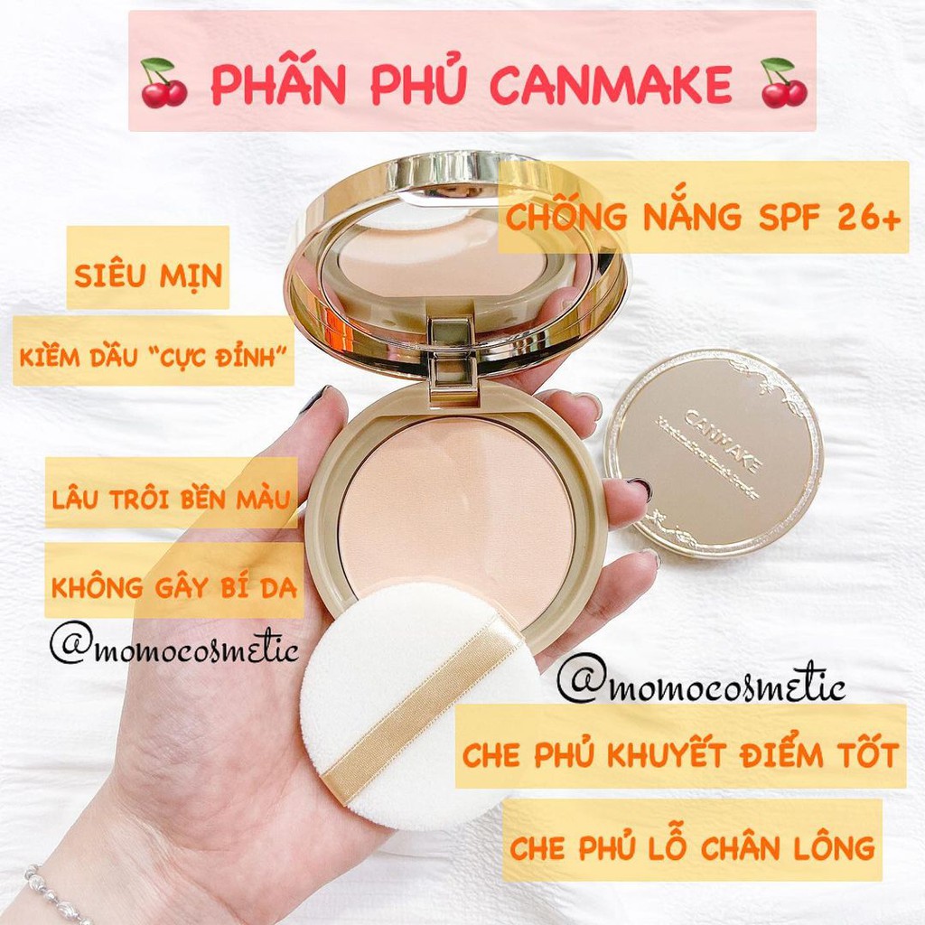 Phấn phủ Canmake Nhật (mẫu mới)