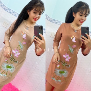 ĐỒ LAM ĐI CHÙA # Cách tân thêu sen