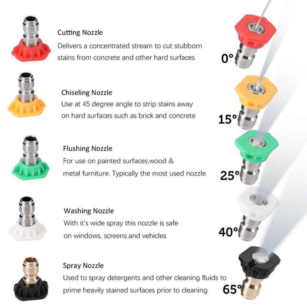 Vòi Phun Nước Kim Loại 3000 Psi 2.5 GPM Chất Lượng Cao