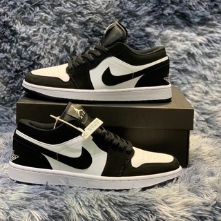 Giày thể thao sneaker nam nữ Jordan 1 Low Panda, JD1 cổ thấp đen trắng cực hot dễ phối đồ