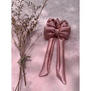 Cột tóc Nơ hồng Scrunchies