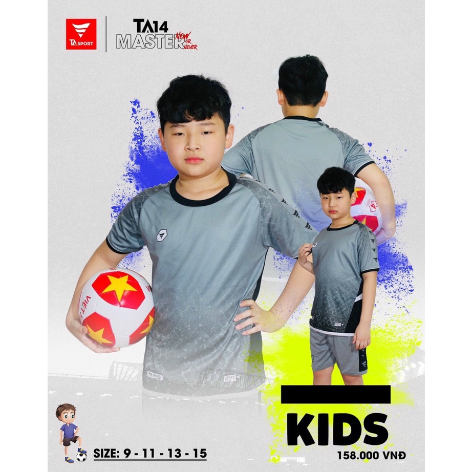 Bộ Quần Áo Bóng Đá Trẻ Em TA Chất Thoáng Mát