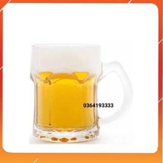 Cốc thủy tinh có quai uống bia 335ml 1 chiếc Quai93