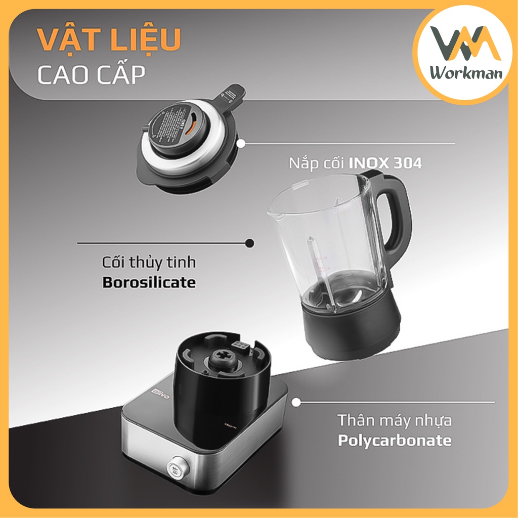 Máy Làm Sữa Hạt Đa Năng Olivo CB22 Pro - Máy Xay Nấu Đa Năng Olivo - HÀNG CHÍNH HÃNG