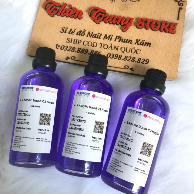 Lư.u huỳ.nh KEYTONE đắp bột lâu khô Nail