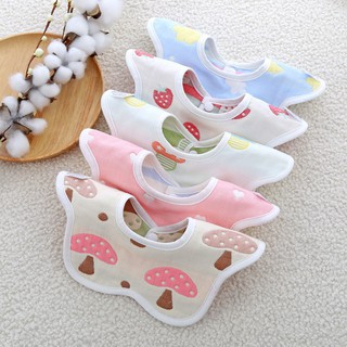 Yếm xô 6 lớp 100% cotton hoạ tiết dễ thương cho bé