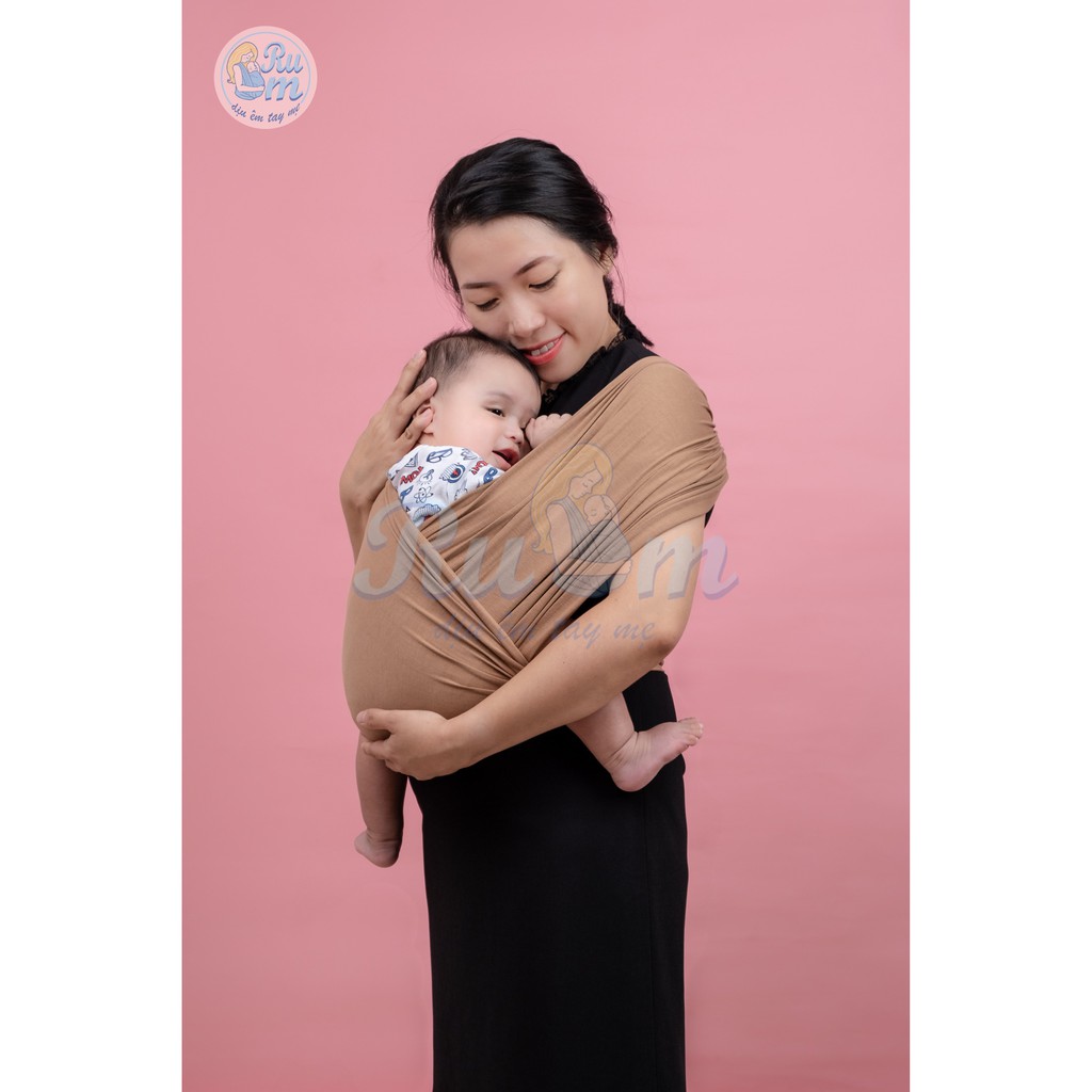 [HÀNG CÔNG TY] [RuEm Sling] Địu vải em bé RuEm - Địu em bé sơ sinh - Dòng basic