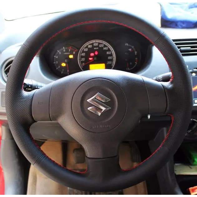Bọc vô lăng Suzuki Vitara các đời từ 2007- 2013 bằng da Nappa cao cấp khách hàng tự khâu tại nhà rất đơn giản