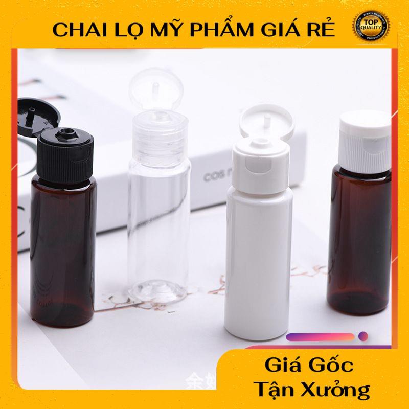 Chai Chiết Mĩ Phẩm ❤ RẺ VÔ ĐỊCH ❤ [10ml,20ml,30ml] Chai nhựa pet nắp bật , chai lọ chiết mỹ phẩm , phụ kiện du lịch