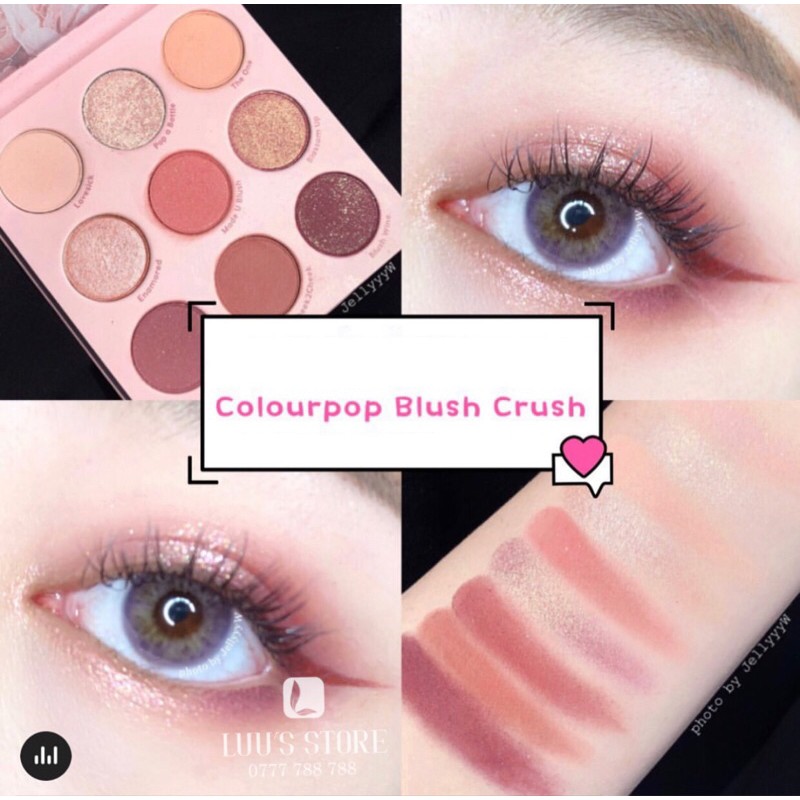 Bảng Phấn Mắt Colourpop Blush Crush