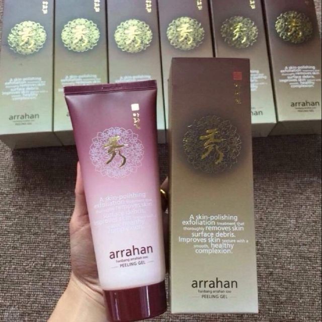 Tẩy tế bào chết arrahan hồng sâm