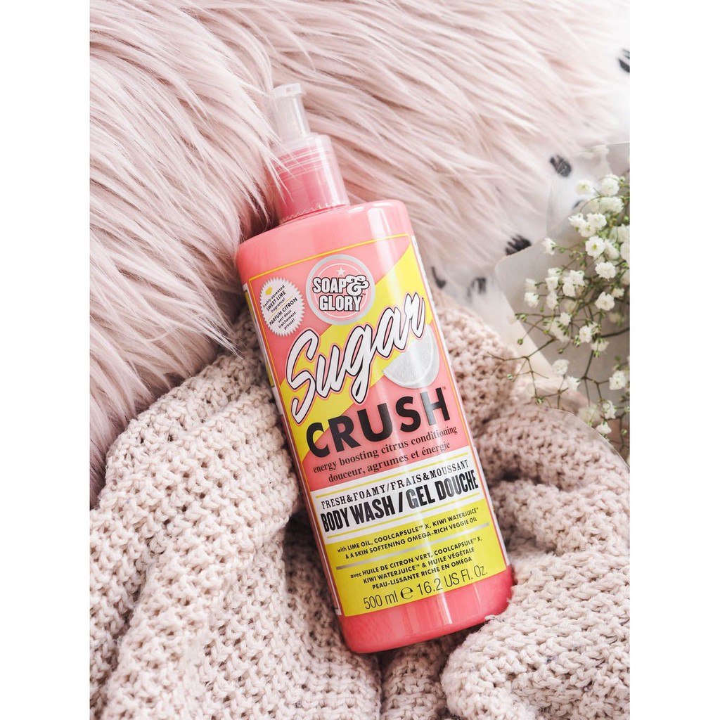 [TOP 1 SHOPEE]  Sữa tắm Soap &amp; Glory Sugar Crush Body Wash 500ml (Bill Anh)