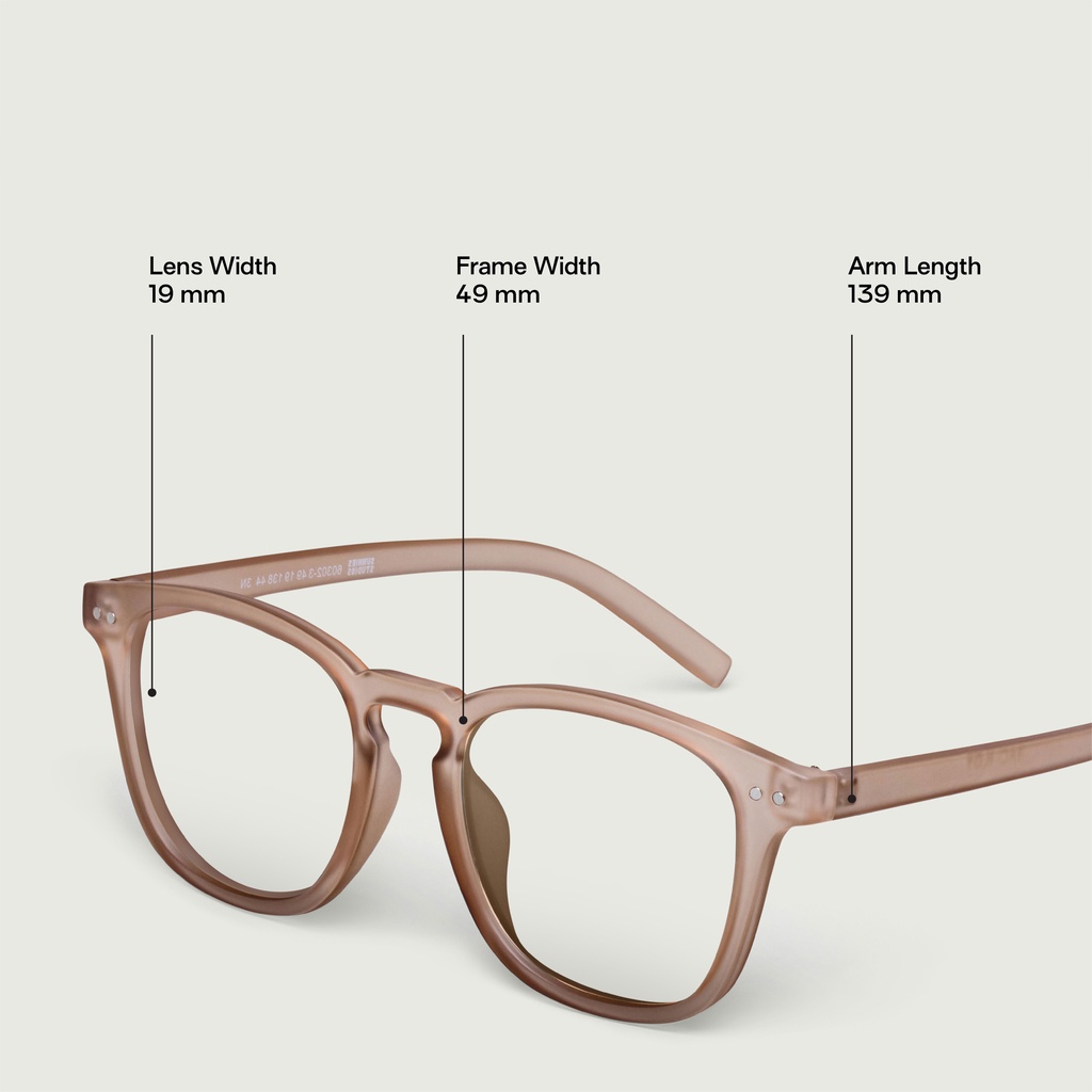 Kính Mát Sunnies Studios Chống Ánh Sáng Xanh Gọng Vuông Yoji Oak