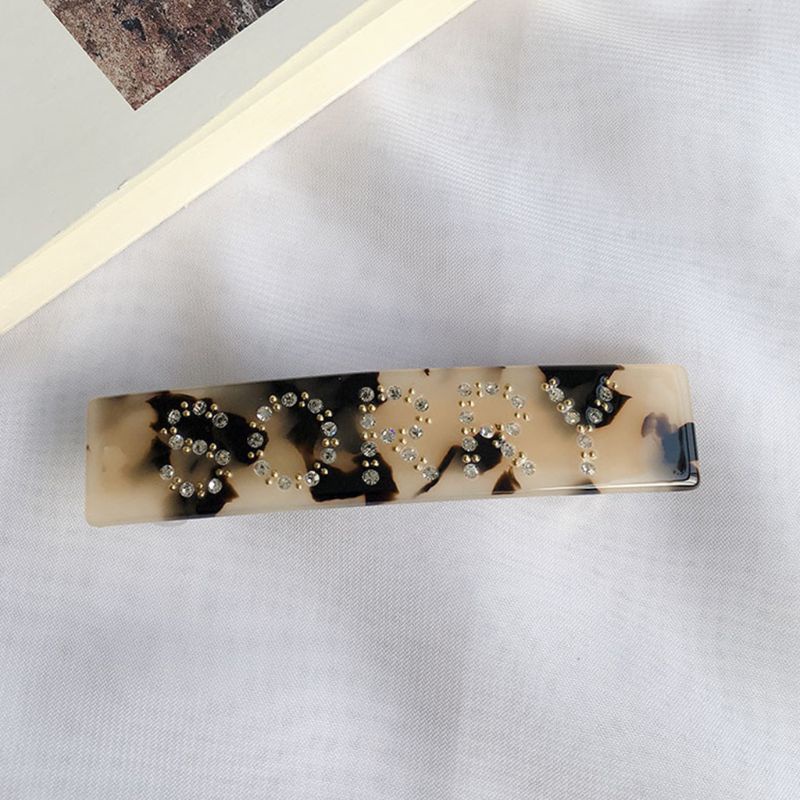 Kẹp Tóc Chữ Nhật Đính Đá 20 Kiểu Hàn Quốc Cho Nữ