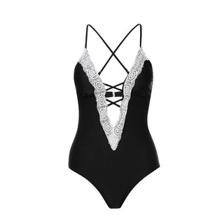 Set Bikini phối ren hoa phong cách vintage