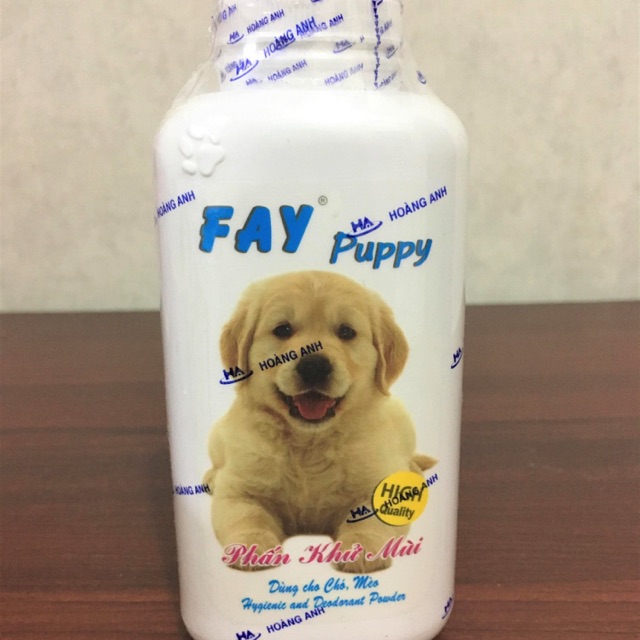 PHẤN THƠM KHỬ MÙI, TẮM KHÔ CHO CHÓ FAY PUPPY