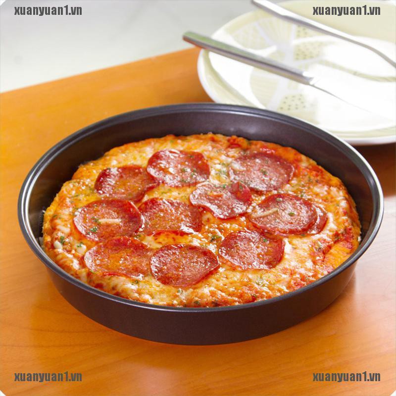 [XUANYUAN1] Khay Nướng Bánh Pizza Tròn 8 &quot;Không Dính Cho Nhà Bếp