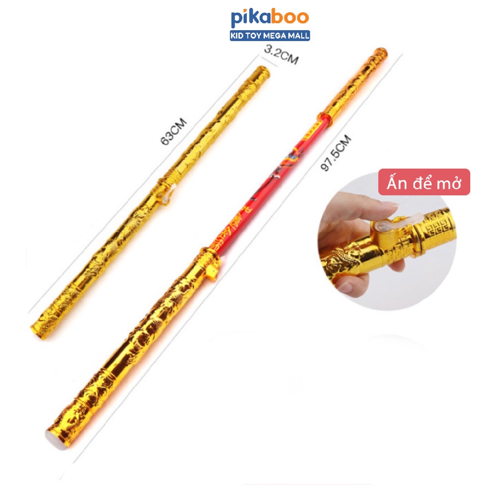 (Summer Sale 50%) Đồ chơi Gậy phát sáng Tôn Ngộ Không Pikaboo chất liệu nhựa đã được kiểm định an toàn cho trẻ từ 3 tuổi
