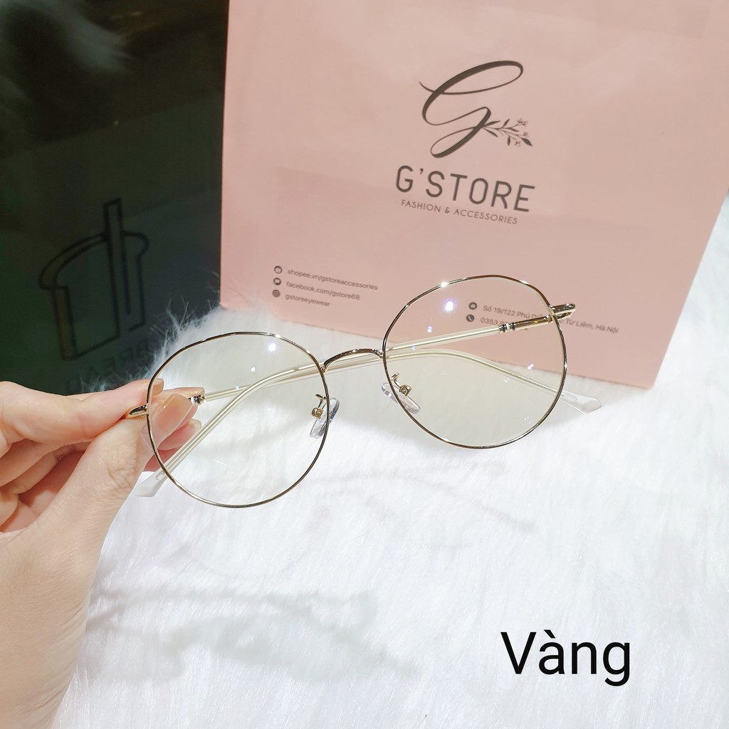 Gọng Kim Loại Mắt Tròn G STORE Kính Mắt Nobita Dùng Được Cho Cả Nam Và Nữ 29121